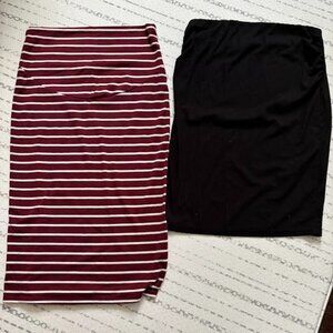 Maternity Knee Length Skirts